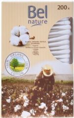 Bel Nature - Organische Baby Wattenstaafjes - 200 stuks