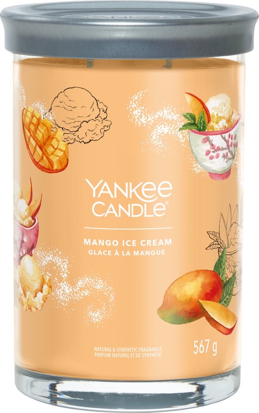 528x840-122 Yankee Candle - Mango Ice Cream Signature Large Tumbler - Image 1
