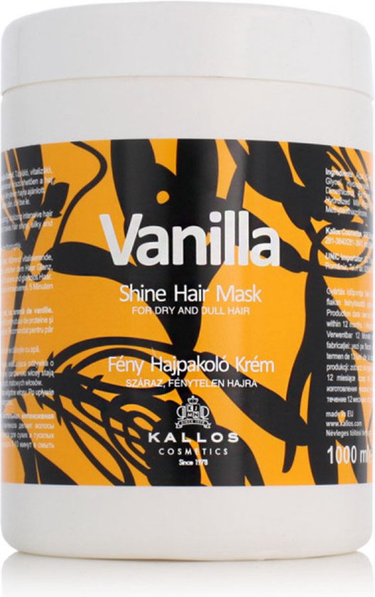 528x840-62 Voedend Haarmasker Kallos Cosmetics Vanilla 1 L - Image 1