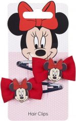 Hair Clips Minnie Mouse Rood Lasso 2 Stuks - Image 2