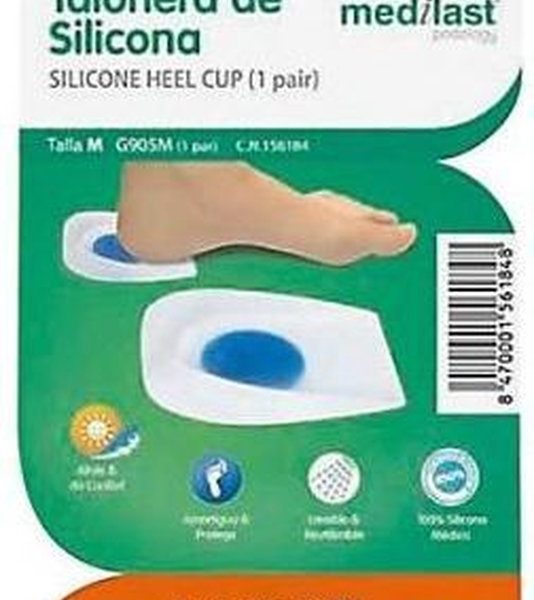 Talonera De Sillicona Medilast Grande 2 Unidades