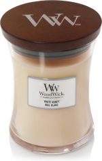 WoodWick Hourglass Medium Geurkaars - White Honey - Image 3