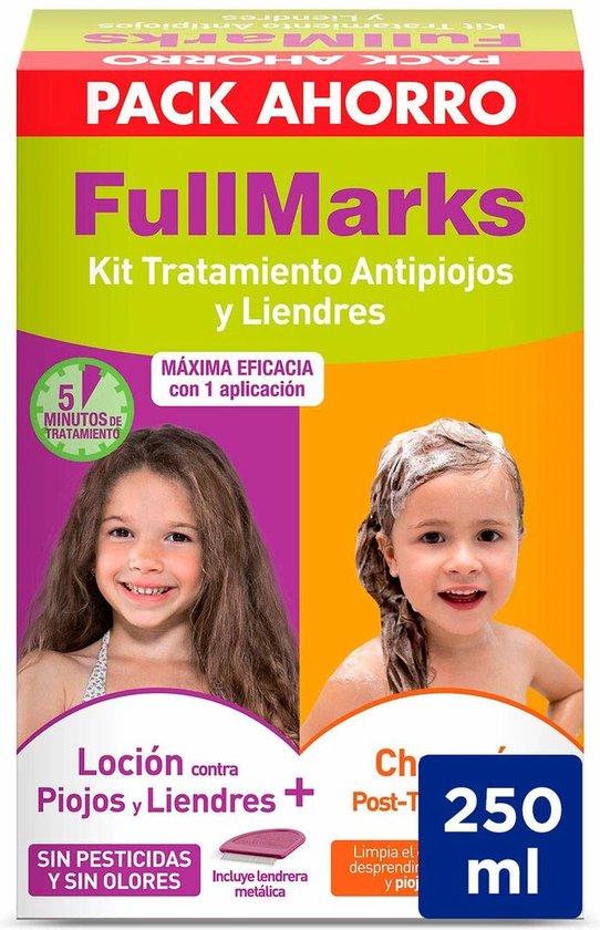 542x840-35 Anti-luizenshampoo Fullmarks 2 Onderdelen Hår behandling - Image 1