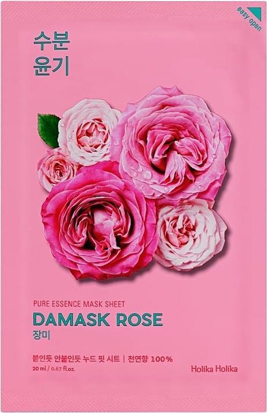 544x840-2 Holika Holika Pure Essence Mask Sheet Damask Rose - gezichtsmasker - 20 ml - Image 1