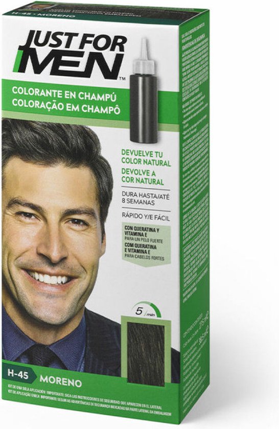 546x840-32 Kleurshampoo Just For Men Brunette (30 ml) - Image 1