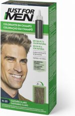 Kleurshampoo Just For Men Lichtbruin (30 ml)