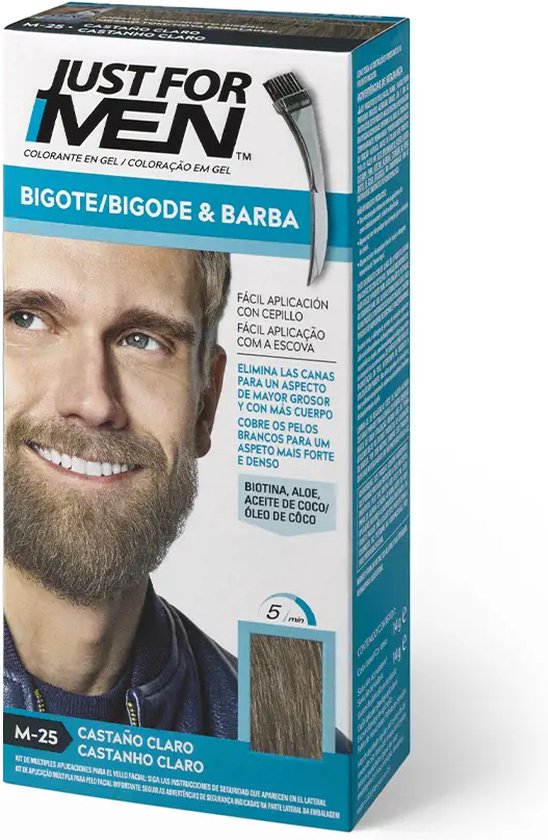 548x840-30 Permanent Dye Just For Men Beard/Moustache (15 ml) - Image 1