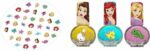 DISNEY PRINCESS - Nail Art Set - Nagellak + Nageldecoratie