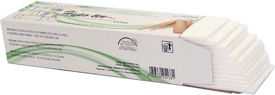 550x190-8 Body Hair Removal Strips Eurostil 100 TIRAS (90 g) (100 uds) - Image 1