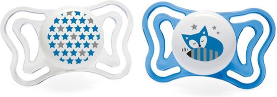 Chicco Physio Light siliconen fopspenen 2 stuks 6-16m