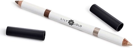 550x202-27 Lily Lolo Eyebrow Pencil Duo Dark 2gr - Wenkbrauw Potlood - Image 1