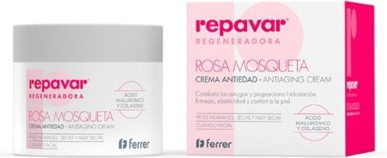 550x225-6 Repavar Regenerate Face Cream Rosehip Oil 50ml - Image 1
