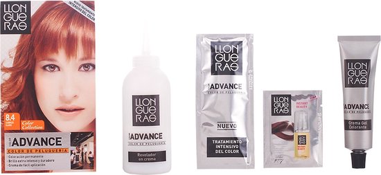 550x253-35 Llongueras Color Advance Hair Colour 8,4 Light Copper - Image 1
