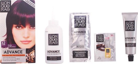 550x258-69 Llongueras Color Advance Hair Colour 4,2 Bourgogne - Image 1