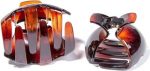 Clip Inca Pinza Concha Francesa Brown Medium 1 Unit - Image 2