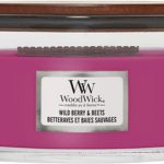 WoodWick Geurkaars Ellipse Wild Berry & Beets - 9 cm / 19 cm