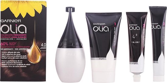 550x274-2 Olia Permanent Color By Garnier #4.0-brown-4-pcs - Image 1