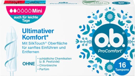 550x309-119 O.B. Procomfort 16 Tampons Mini - Image 1