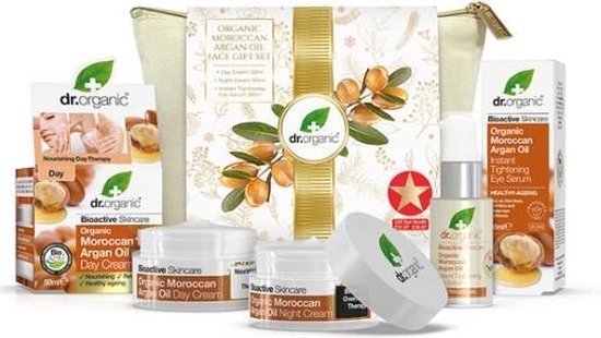 550x310-46 Dr. Organic Marokkaanse Argan Oil Face Gift Set 2020 - Image 1
