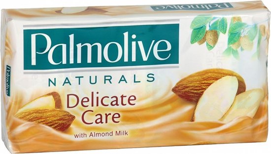 550x314-6 Palmolive Naturals Tabletzeep Delicate Care Amandel 3x90gr - Image 1