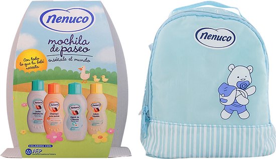 550x318-21 Nenuco Mochila Azul - Agua De Colonia/ Shampoo/ Jabon - Cadeau set - 300ml - Image 1