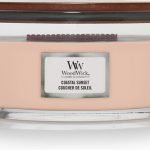 WoodWick Heartwick Flame Ellipse Geurkaars - Coastal Sunset