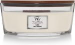 WoodWick Heartwick Flame Ellipse Geurkaars - Linen - Image 12