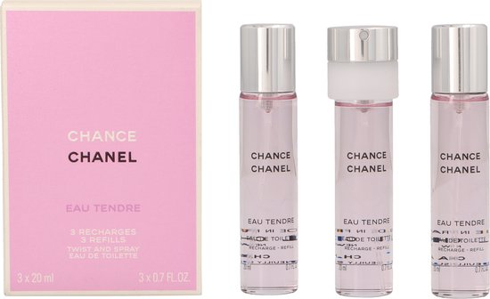 Chanel Chance Eau Tendre EDT 3 x 20 ml napln do kapesniho spreje W