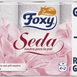 Foxy Silk Toilet Paper 3 Layers 4 + 2 Rolls