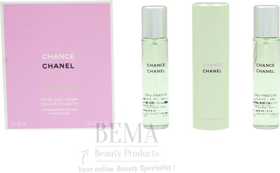 550x341-117 Chanel Chance Eau Fraiche EDT - Refill W 3 x 20 ml - Image 1