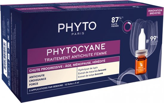 550x345-10 Phyto Cyane Progressive Hair Loss Treatment Voor Vrouwen 12 x 5 ml - Image 1