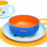 Eetset blauw
