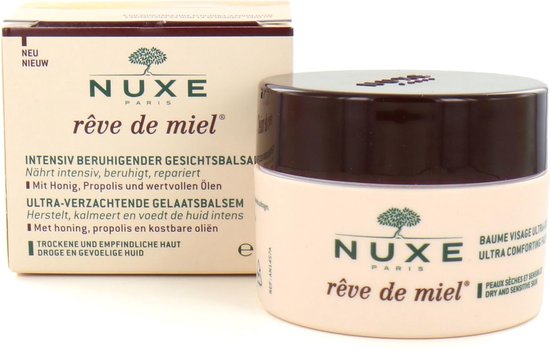 550x351-43 Nuxe Rêve De Miel Ultra Comfortable Face Balm Dry and Sensitive Skin 50ml - Image 1