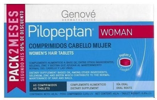 550x352-40 Pilopeptan Woman Duplo 2x30 Comprimidos - Image 1