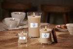 WoodWick Hourglass Medium Geurkaars - White Honey - Image 4