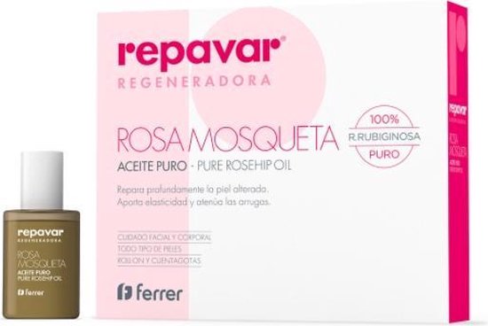 550x368-53 Repavar Regenerate Pure Rosehip Oil 15ml - Image 1