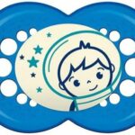 Mam Baby Original Nighttime Soother 16+ Silicone Blue