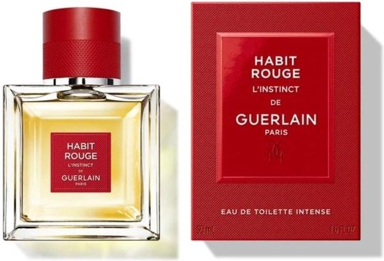 550x375-31 Habit RougeL'instinct Intense - 100 ml - eau de toilette spray - herenparfum - Image 1