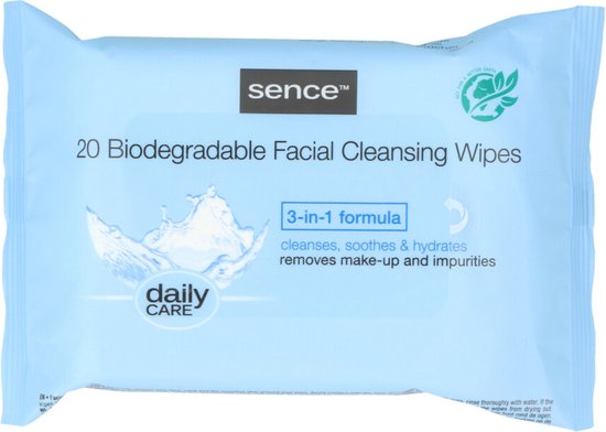 Sence Gezichtsreinigingsdoekjes Normale Huid 20 stuks