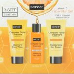 Sence Collection Vitamin C Geschenkset Cleansing Face Wash 50 ml + Refreshing Face Lotion 50 ml + Moisturising Day Cream 50 ml 1 set