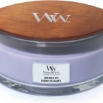 WoodWick Heartwick Flame Ellipse Geurkaars - Lavender Spa