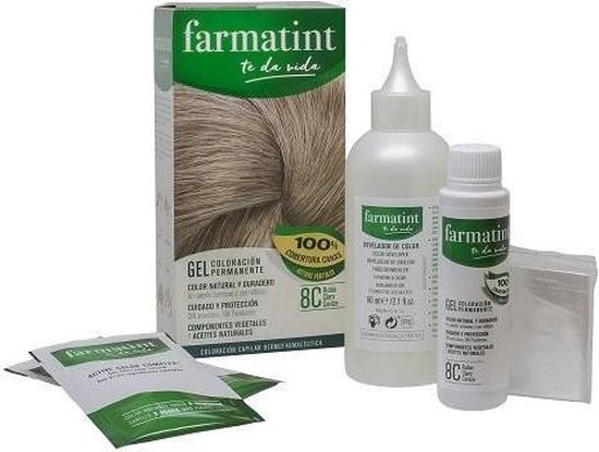 550x415-26 Permanent Dye Farmatint 8c-Rubio Claro Ceniza Gel - Image 1