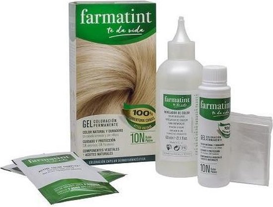 550x417-30 Farmatint Farmatint Gel Coloracion Permanente #10n-rubio Platino 5 U - Image 1