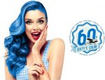Semi-permanente kleurstof Hairgum Sixty's Color flash blue (60 ml) - Image 3
