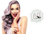 Semi-permanente kleurstof Hairgum Sixty's Color silver pink (60 ml) - Image 3
