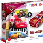Clementoni - 104-delige Legpuzzel + 3D-model - Cars - Disney, puzzels kinderen