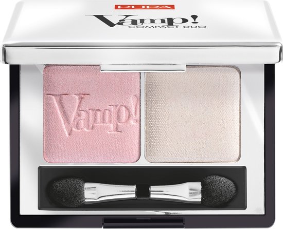 550x446-63 PUPA Vamp! Compact Duo Oogschaduw-006 Brown Vinilla_#876f6f_#caa491 - Image 1