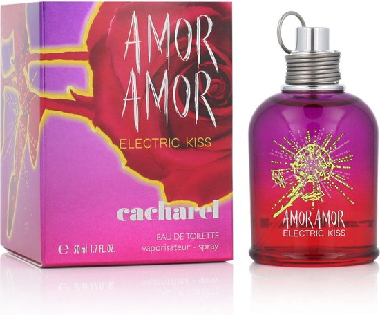 550x456-12 Cacharel Amor Amor Electric Kiss Eau De Toilette Spray For Women 50ml - Image 1