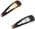 Hair Clips Inca Clip Concha Francesa Brown 2 Pieces - Image 2