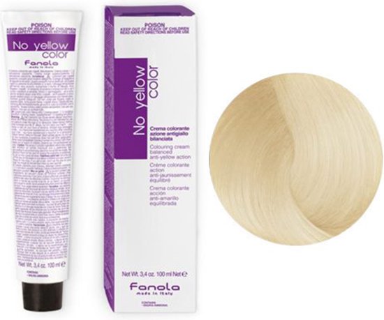 550x459-44 Fanola Haarverf No Yellow Colouring Cream S.1202 - Image 1